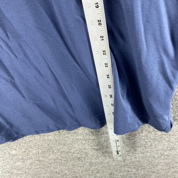 Travis Mathew Polo Shirt Men 2XL Blue Button Up Collared Short Sleeve Cotton - Picture 6 of 7